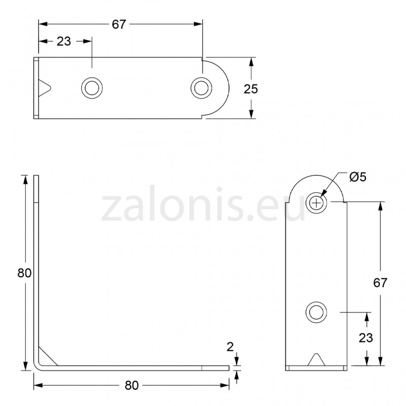 ΓΩΝΙΑ 80x80x25 / ΓΑΛΒΑΝΙΖΕ ΜΕΤΑΛΛΙΚΕΣ ΓΩΝΙΕΣ ΕΠΙΠΛΩΝ